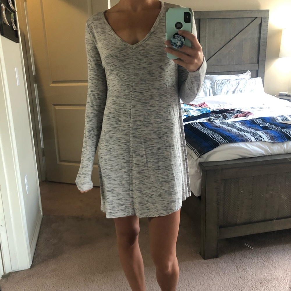 Jersey knit cotton dress